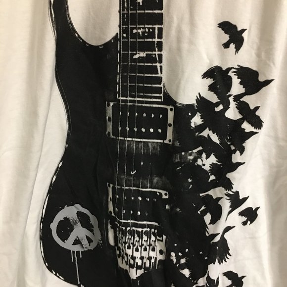 Crow Liquid Blue Large Concert T Shirt Last One NWT Music Box Lb2 - Picture 4 of 5